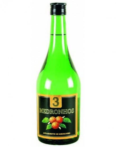 Garcias - Vinhos e Bebidas Espirituosas - AGUARDENTE MEDRONHO 3 MEDRONHOS  1