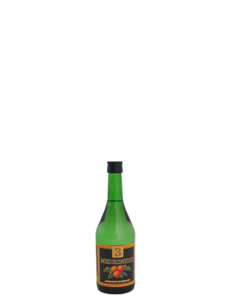 Garcias - Vinhos e Bebidas Espirituosas - AGUARDENTE MEDRONHO 3 MEDRONHOS 5CL MINIATURA 1