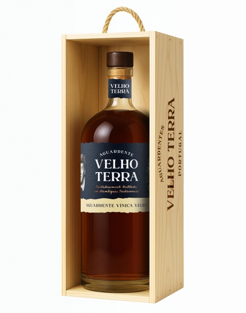 Garcias - Vinhos e Bebidas Espirituosas - AGUARDENTE VELHO TERRA VINICA ENVELHECIDA 3L 1