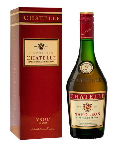 Garcias - Vinhos e Bebidas Espirituosas - BRANDY CHATELLE  NAPOLEON VSOP C/CX  1