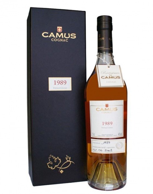 Garcias - Vinhos e Bebidas Espirituosas - COGNAC CAMUS VINTAGE 1989 C/ CAIXA 1