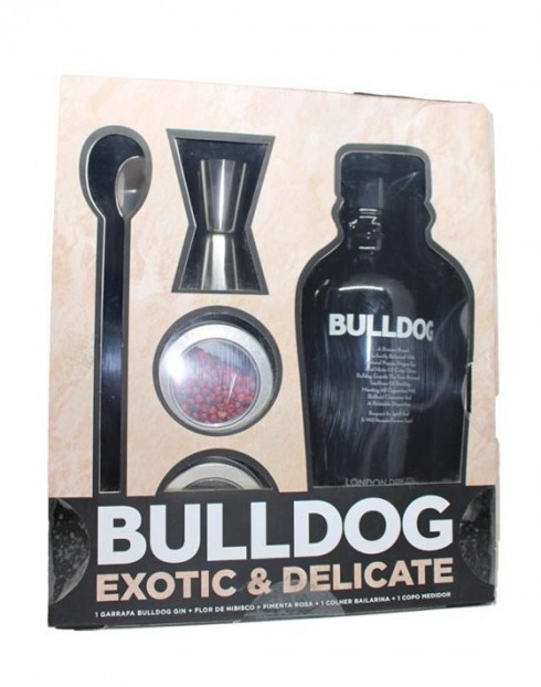 Garcias - Vinhos e Bebidas Espirituosas - GIN BULLDOG LONDON PACK EXOT & DELICATE 1