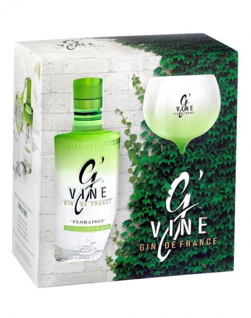 Garcias - Vinhos e Bebidas Espirituosas - GIN G'VINE FLORAISON PREMIUM COM COPO 1