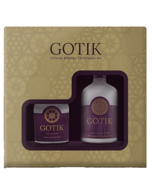 Garcias - Vinhos e Bebidas Espirituosas - GIN GOTIK PACK IGREJA GRAÇA 1 GARRAFA 70CL MAIS 1 GARRAFA MINIATURA 1