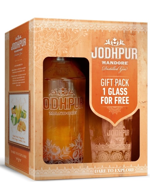 Garcias - Vinhos e Bebidas Espirituosas - GIN JODHPUR MANDORE COM COPO  1