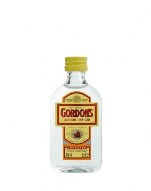 Garcias - Vinhos e Bebidas Espirituosas - GIN GORDON'S 5CL MINIATURA 1 Imagem Zoom
