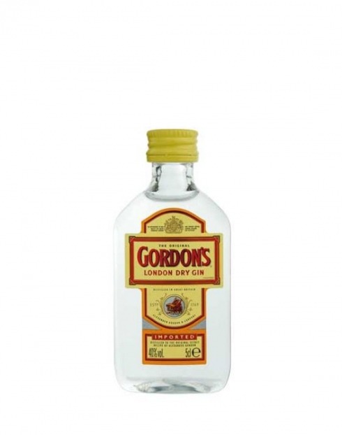 Garcias - Vinhos e Bebidas Espirituosas - GIN GORDON'S 5CL MINIATURA 1