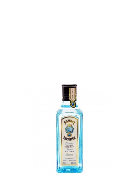 Garcias - Vinhos e Bebidas Espirituosas - GIN BOMBAY SAPPHIRE 20CL MINIATURA 1