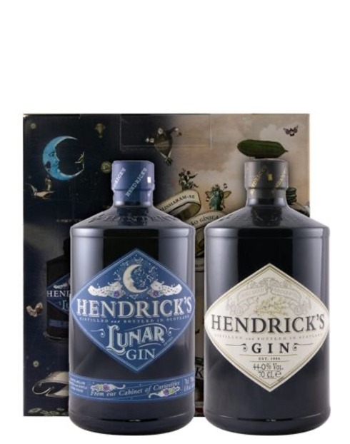 GIN HENDRICKS CONJUNTO 1 GARRAFA ORIGINAL +1 GARRAFA LUNAR