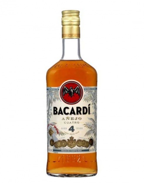 Garcias - Vinhos e Bebidas Espirituosas - RUM BACARDI ANEJO CUATRO 1