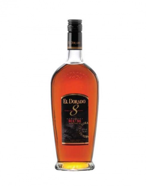 Garcias - Vinhos e Bebidas Espirituosas - RUM EL DORADO 8 ANOS C/ CAIXA 1