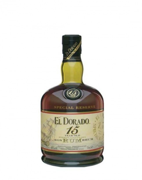 Garcias - Vinhos e Bebidas Espirituosas - RUM EL DORADO 15 ANOS C/ CAIXA 1