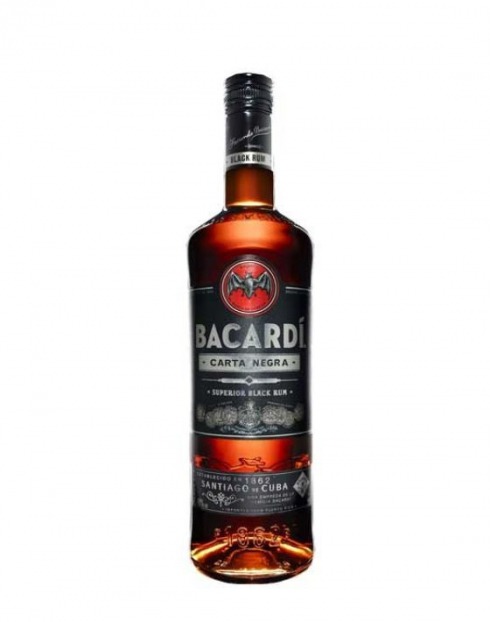 Garcias - Vinhos e Bebidas Espirituosas - RUM BACARDI CARTA NEGRA 1