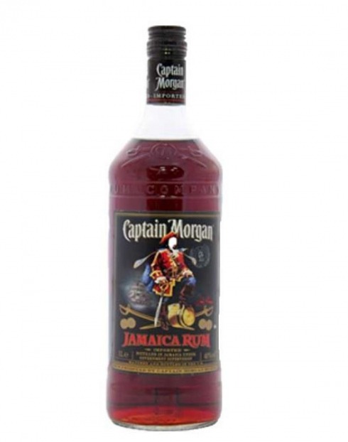 Garcias - Vinhos e Bebidas Espirituosas - RUM CAPTAIN MORGAN BLACK 1L 1