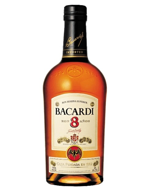 Garcias - Vinhos e Bebidas Espirituosas - RUM BACARDI 8 ANOS 1