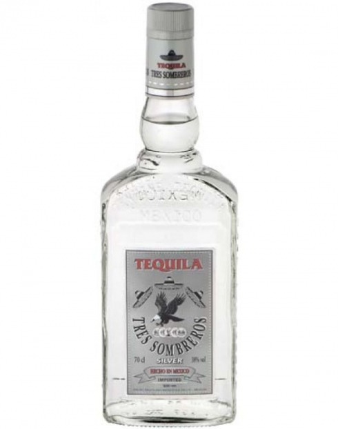 Garcias - Vinhos e Bebidas Espirituosas - TEQUILA 3 SOMBREROS SILVER 1