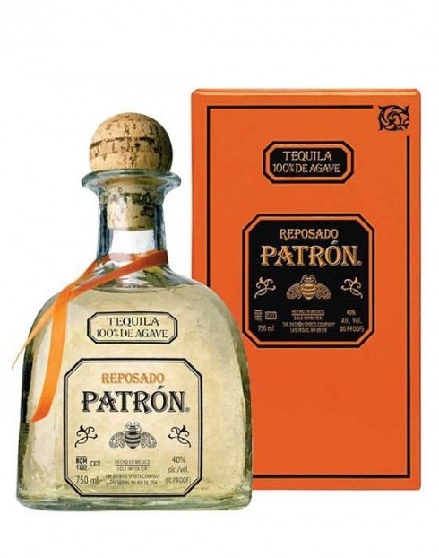 Garcias - Vinhos e Bebidas Espirituosas - TEQUILA PATRON REPOSADO C/ CX 1