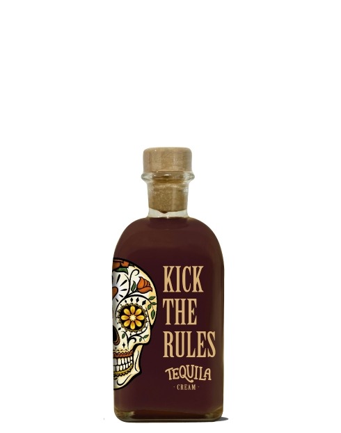 Garcias - Vinhos e Bebidas Espirituosas - LICOR TEQUILA KICK THE RULES CHOCOLATE MINIATURA 20CL 1
