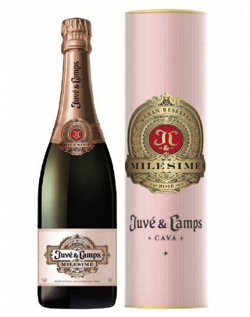 Garcias - Vinhos e Bebidas Espirituosas - CAVA JUVÉ Y CAMPS MILESIME ROSÉ C/TUBO 1