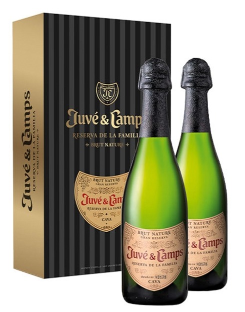 Garcias - Vinhos e Bebidas Espirituosas - CAVA JUVE Y CAMPS RESERVA DE LA FAMILIA CONJUNTO 2 GARRAFAS BIOLÓGICO 1