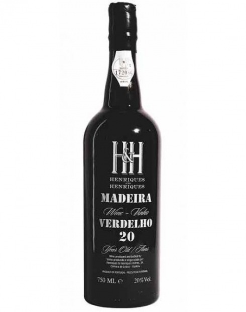 Garcias - Vinhos e Bebidas Espirituosas - VINHO MADEIRA H & H VERDELHO 20 ANOS  1