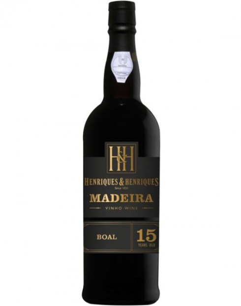 Garcias - Vinhos e Bebidas Espirituosas - VINHO MADEIRA H & H BOAL 15 ANOS  1