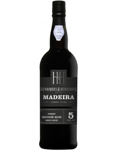 Garcias - Vinhos e Bebidas Espirituosas - VINHO MADEIRA H & H 5 ANOS M/DOCE  1