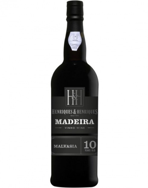 Garcias - Vinhos e Bebidas Espirituosas - VINHO MADEIRA H & H MALVASIA 10 ANOS  1