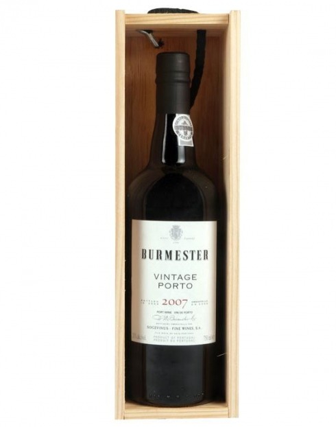 Garcias - Vinhos e Bebidas Espirituosas - VINHO PORTO BURMESTER VINTAGE 2007 CX. MADEIRA 1