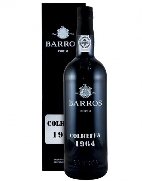 Garcias - Vinhos e Bebidas Espirituosas - VINHO PORTO BARROS COLHEITA 1964 C/ ESTOJO 1