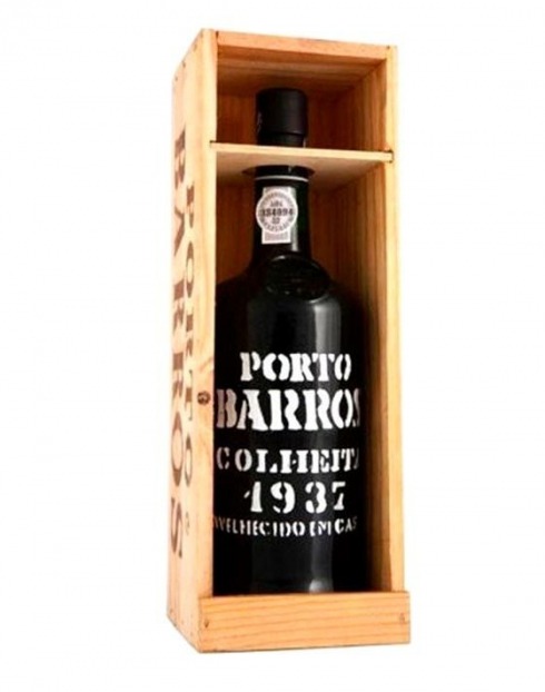Garcias - Vinhos e Bebidas Espirituosas - VINHO PORTO BARROS COLHEITA 1937 CX. MADEIRA 1