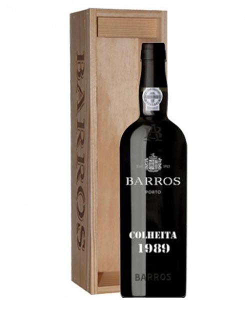 Garcias - Vinhos e Bebidas Espirituosas - VINHO PORTO BARROS COLHEITA 1989 CX. MADEIRA 1