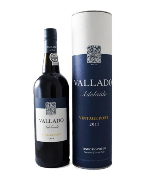 Garcias - Vinhos e Bebidas Espirituosas - VINHO PORTO VALLADO ADELAIDE VINTAGE 2015 C/ TUBO 1