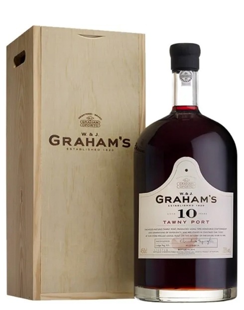 Garcias - Vinhos e Bebidas Espirituosas - VINHO DO PORTO GRAHAM'S 10 ANOS 4,5L 1