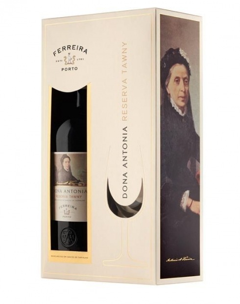 Garcias - Vinhos e Bebidas Espirituosas - VINHO PORTO FERREIRA DONA ANTONIA TAWNY C/ COPO 1