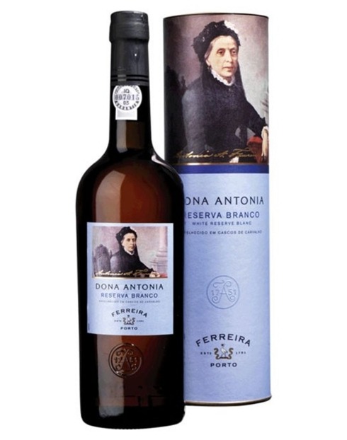 Garcias - Vinhos e Bebidas Espirituosas - VINHO DO PORTO FERREIRA DONA ANTÓNIA WHITE COM TUBO 1