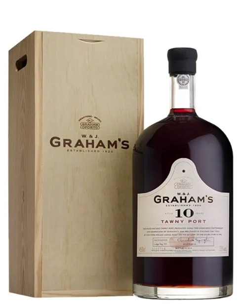 Garcias - Vinhos e Bebidas Espirituosas - VINHO DO PORTO GRAHAM'S 10 ANOS 4,5L 1