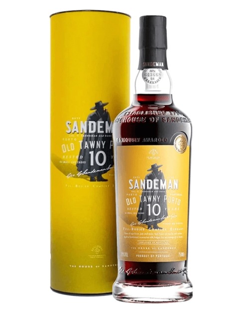 Garcias - Vinhos e Bebidas Espirituosas - VINHO DO PORTO SANDEMAN TAWNY 10 ANOS 1
