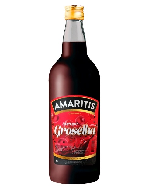 Garcias - Vinhos e Bebidas Espirituosas - XAROPE GROSELHA AMARITIS 1 LITRO 1