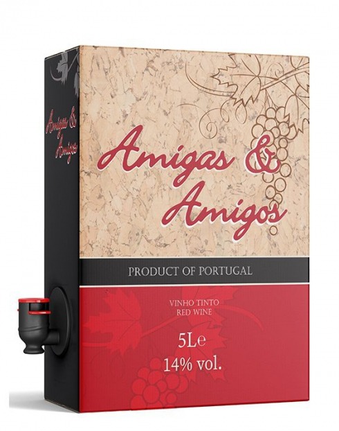 Garcias - Vinhos e Bebidas Espirituosas - VINHO AMIGAS & AMIGOS TINTO 5L 1