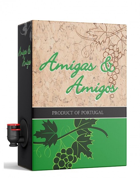Garcias - Vinhos e Bebidas Espirituosas - VINHO AMIGAS & AMIGOS BRANCO 5L 1