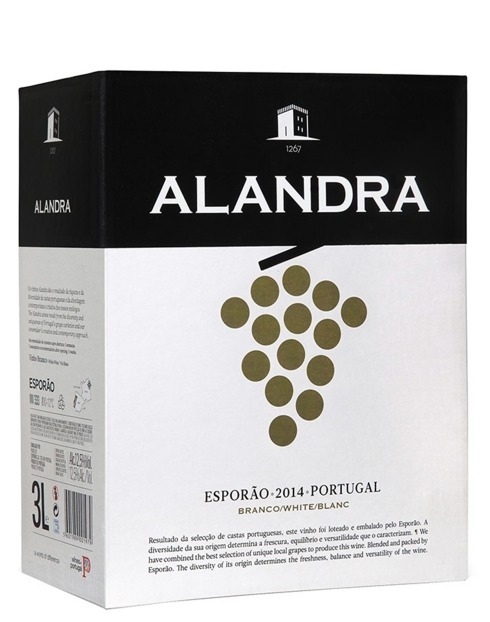 Garcias - Vinhos e Bebidas Espirituosas - VINHO ALANDRA BRANCO BAG IN BOX 5L 1