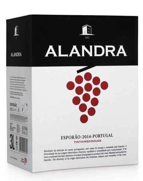 Garcias - Vinhos e Bebidas Espirituosas - VINHO ALANDRA TINTO BAG IN BOX 5L 1