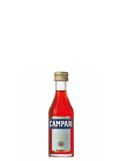 Garcias - Vinhos e Bebidas Espirituosas - CAMPARI MINIATURA 4CL 1