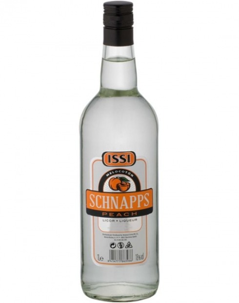 Garcias - Vinhos e Bebidas Espirituosas - SCHNAPPS ISSI BEVELAND PÊSSEGO 1L 1