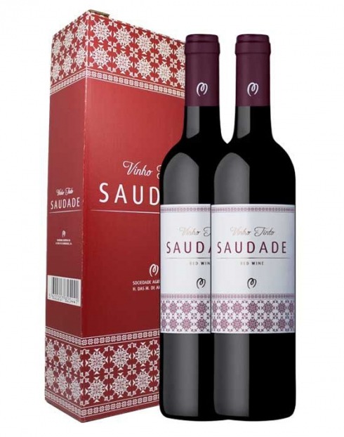 Garcias - Vinhos e Bebidas Espirituosas - VINHO SAUDADE TINTO CONJ 2GFS 1