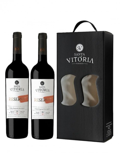 Garcias - Vinhos e Bebidas Espirituosas - VINHO SANTA VITORIA RESERVA TINTO CONJ.2GF 1 Imagem Zoom