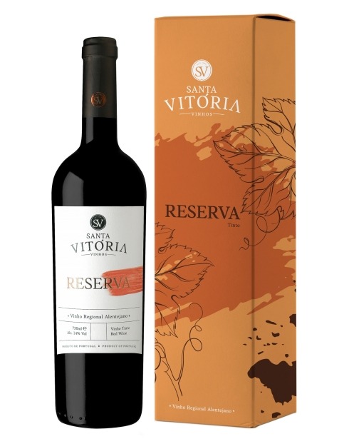 Garcias - Vinhos e Bebidas Espirituosas - VINHO CASA SANTA VITÓRIA RESERVA TINTO 2018 CAIXA INDIVIDUAL 1