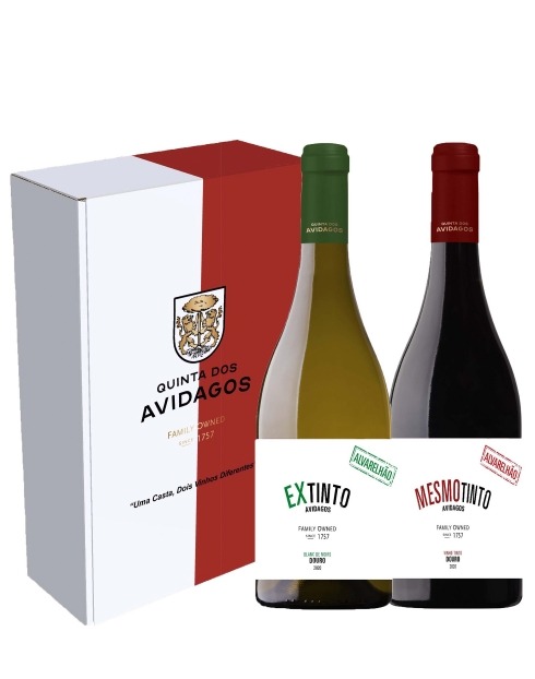 Garcias - Vinhos e Bebidas Espirituosas - VINHO QUINTA AVIDAGOS CONJUNTO 1 GARRAFA EX TINTO + 1 GARRAFA MESMO TINTO 1