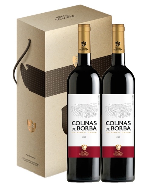 Garcias - Vinhos e Bebidas Espirituosas - VINHO COLINAS BORBA TINTO 2019 CONJUNTO 2 GARRAFAS  1